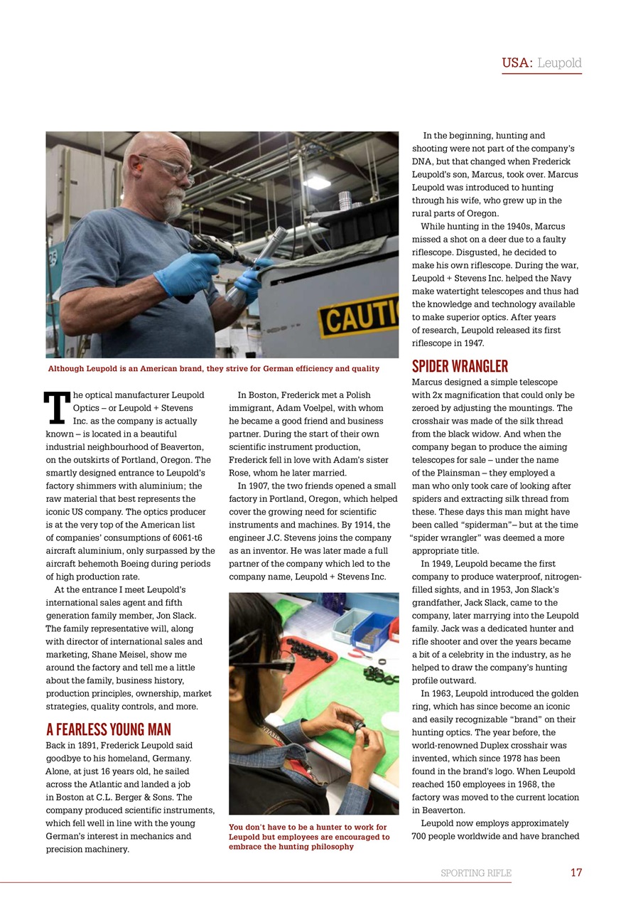 Sporting Rifle Preview Pages