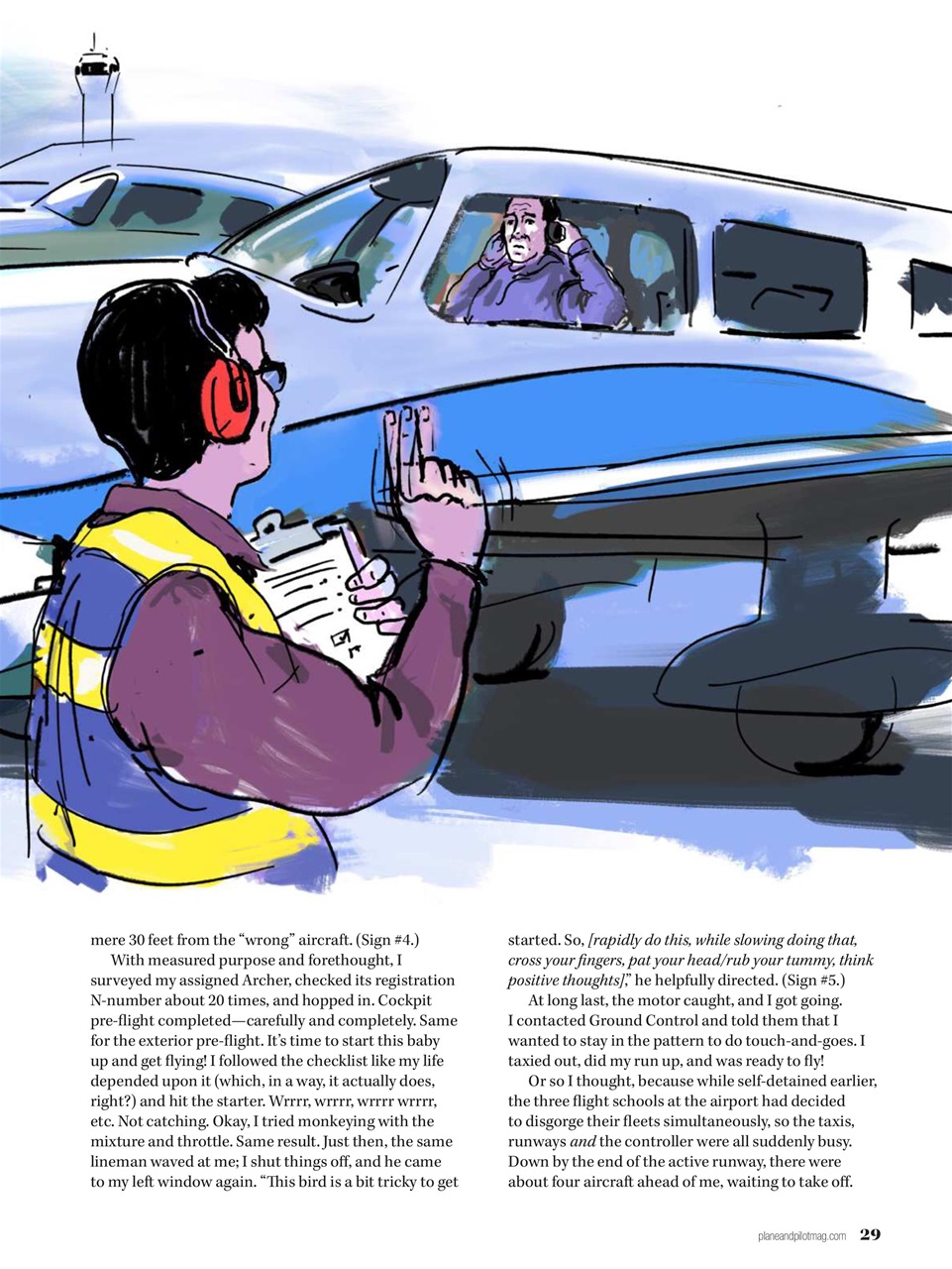 Plane & Pilot Preview Pages