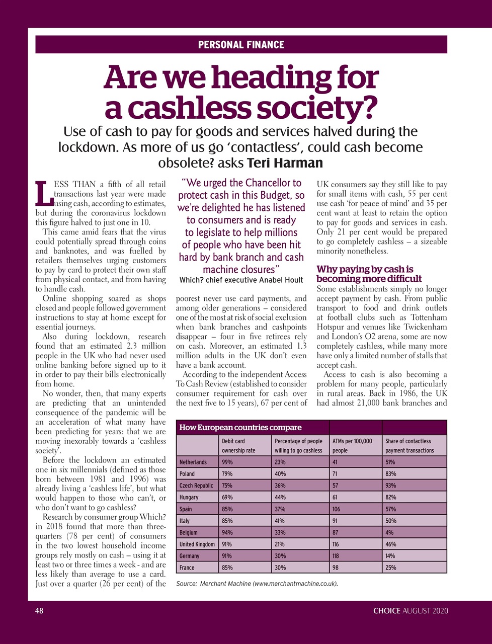 Choice Magazine Preview Pages