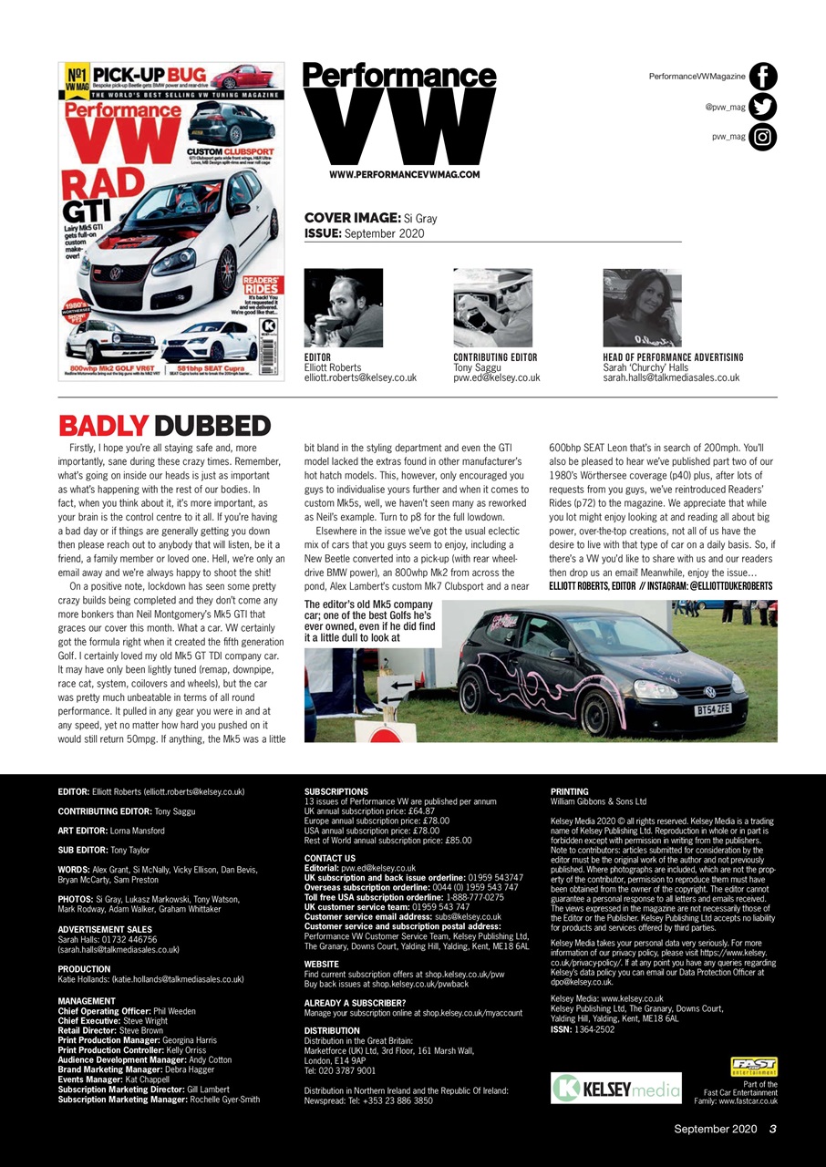 Performance VW Preview Pages