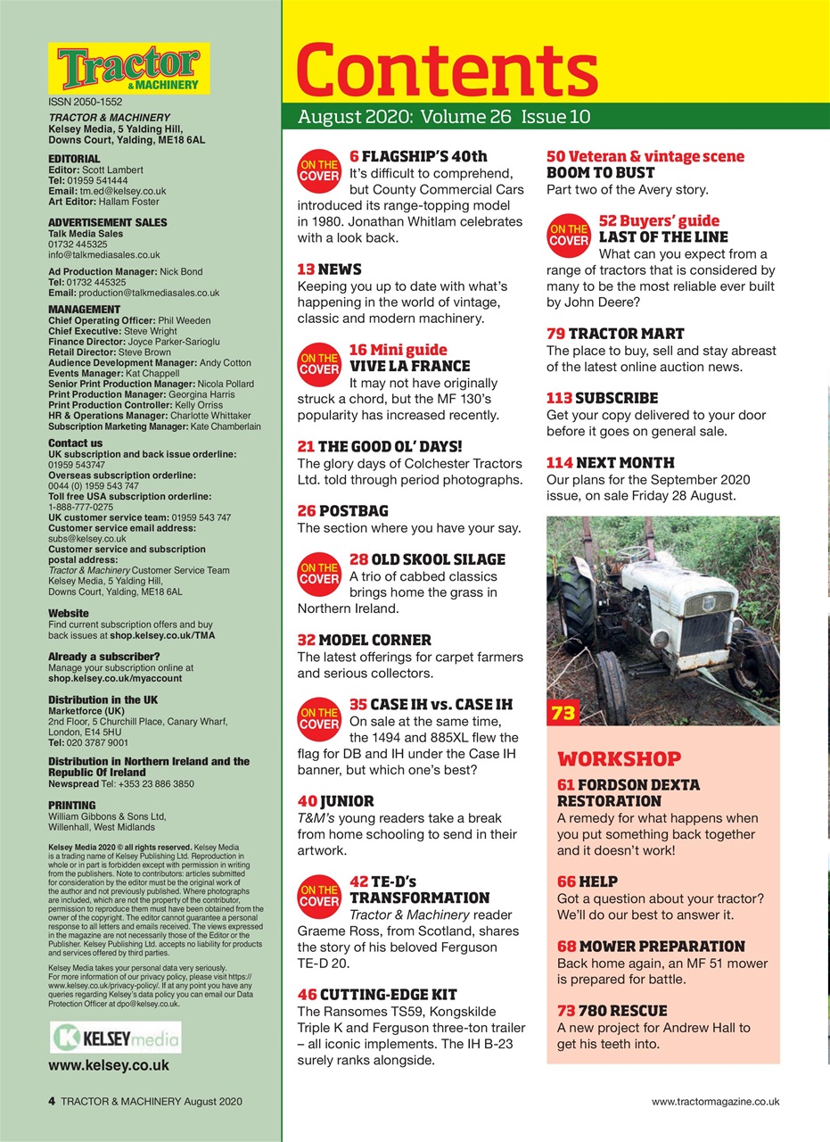 Tractor & Machinery Preview Pages