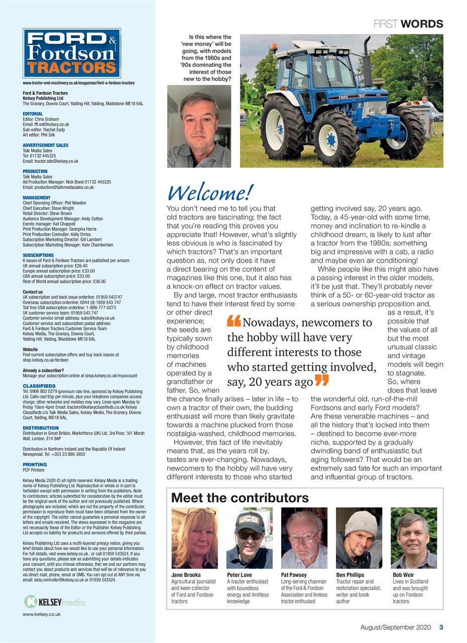 Ford & Fordson Preview Pages