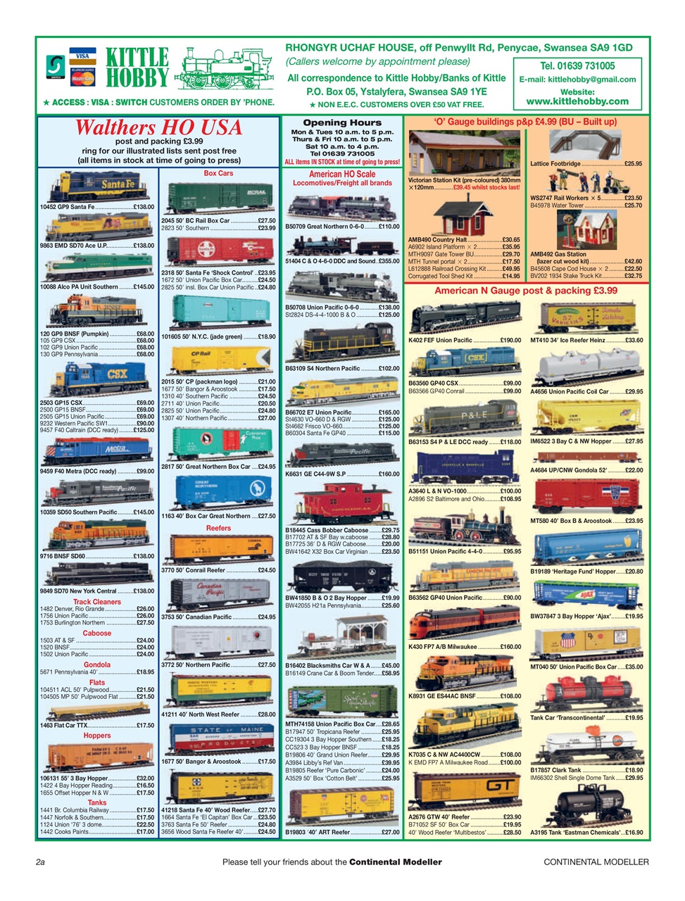 Continental Modeller Preview Pages