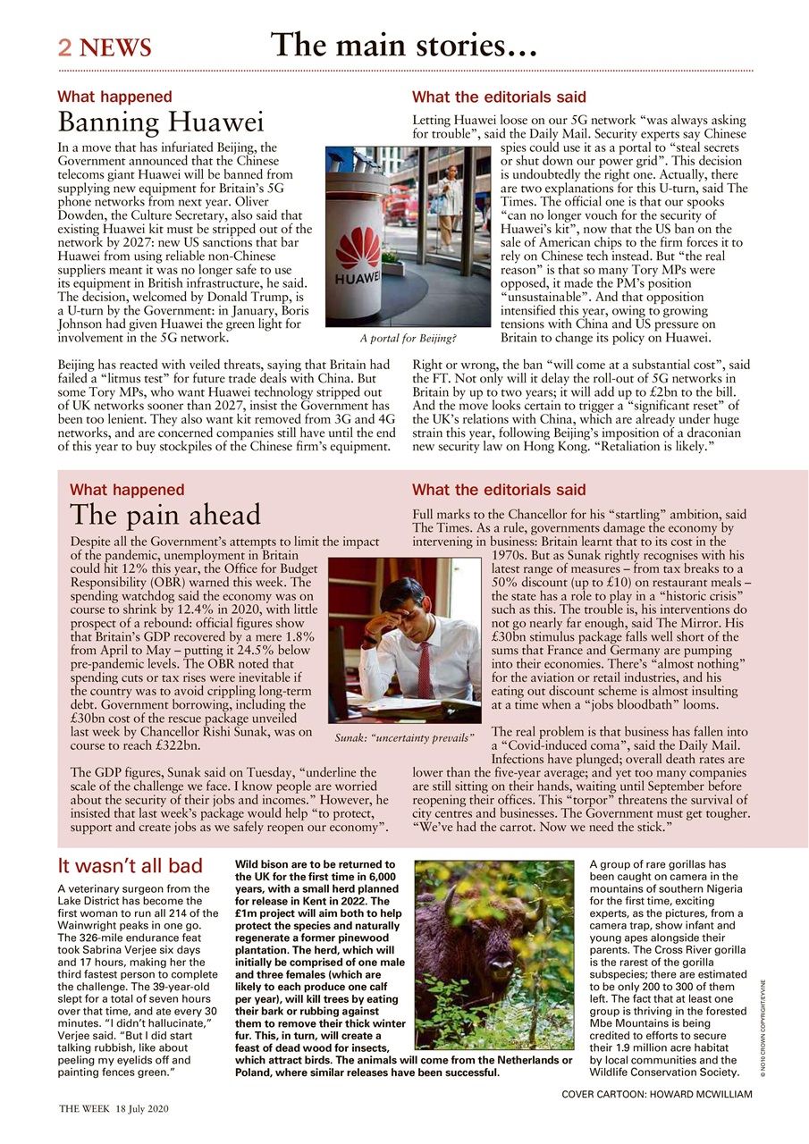 The Week Preview Pages