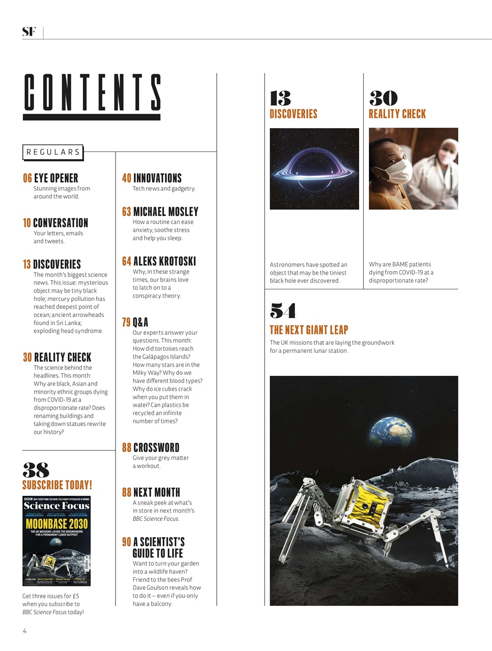 BBC Science Focus Magazine Preview Pages