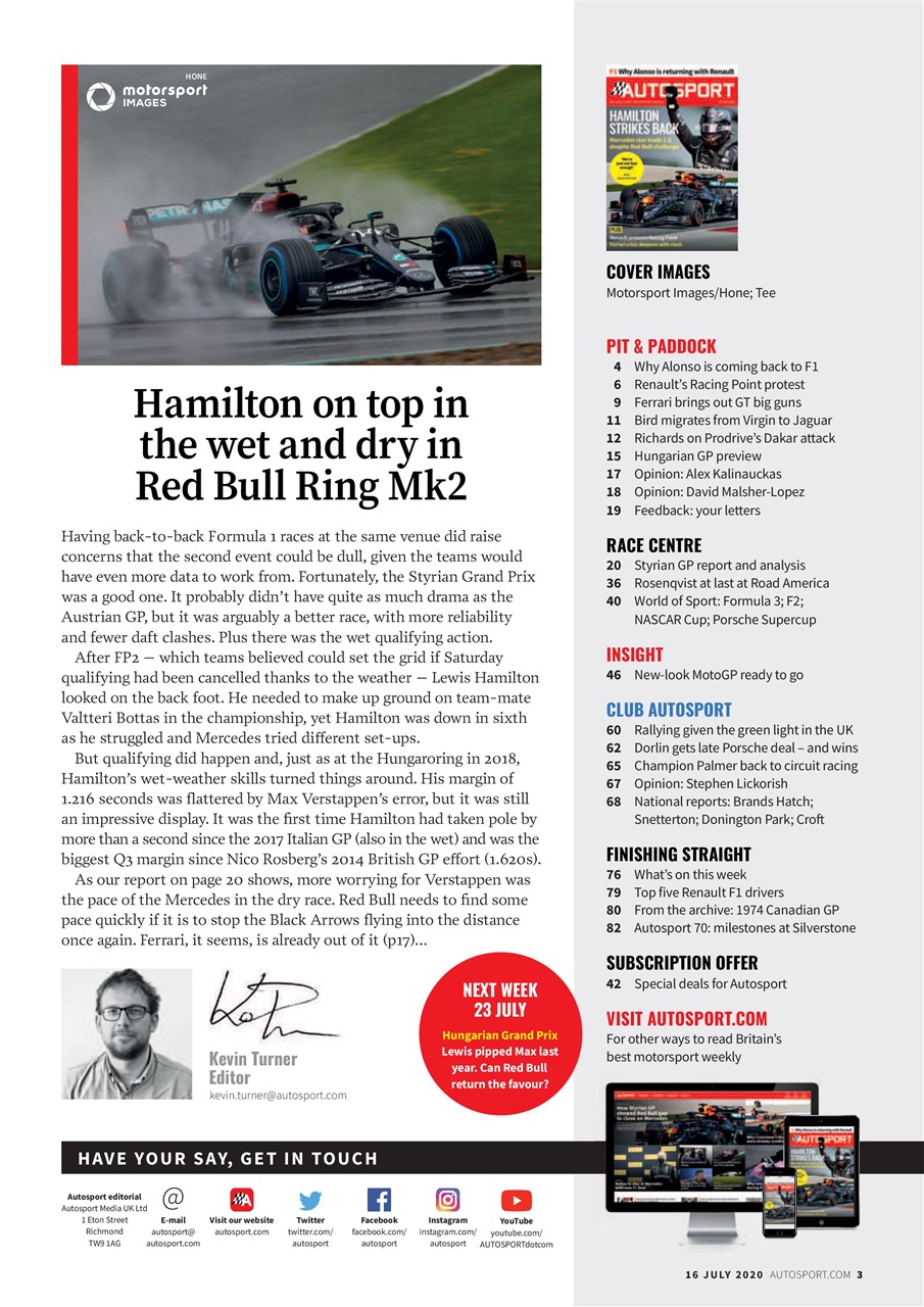 Autosport Preview Pages