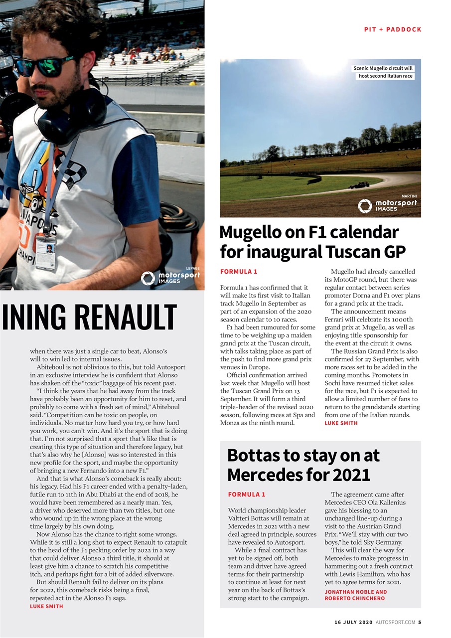 Autosport Preview Pages