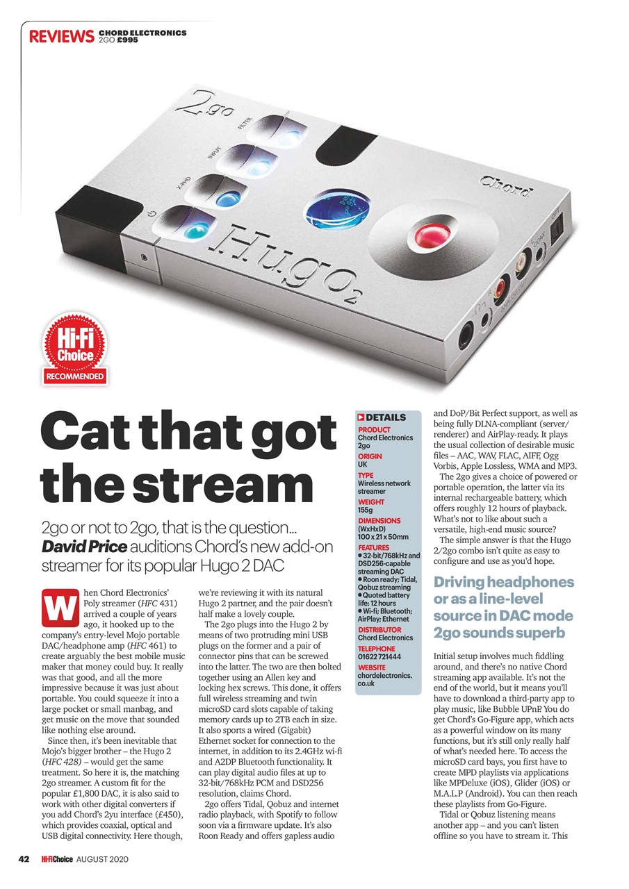 Hi-Fi Choice Preview Pages