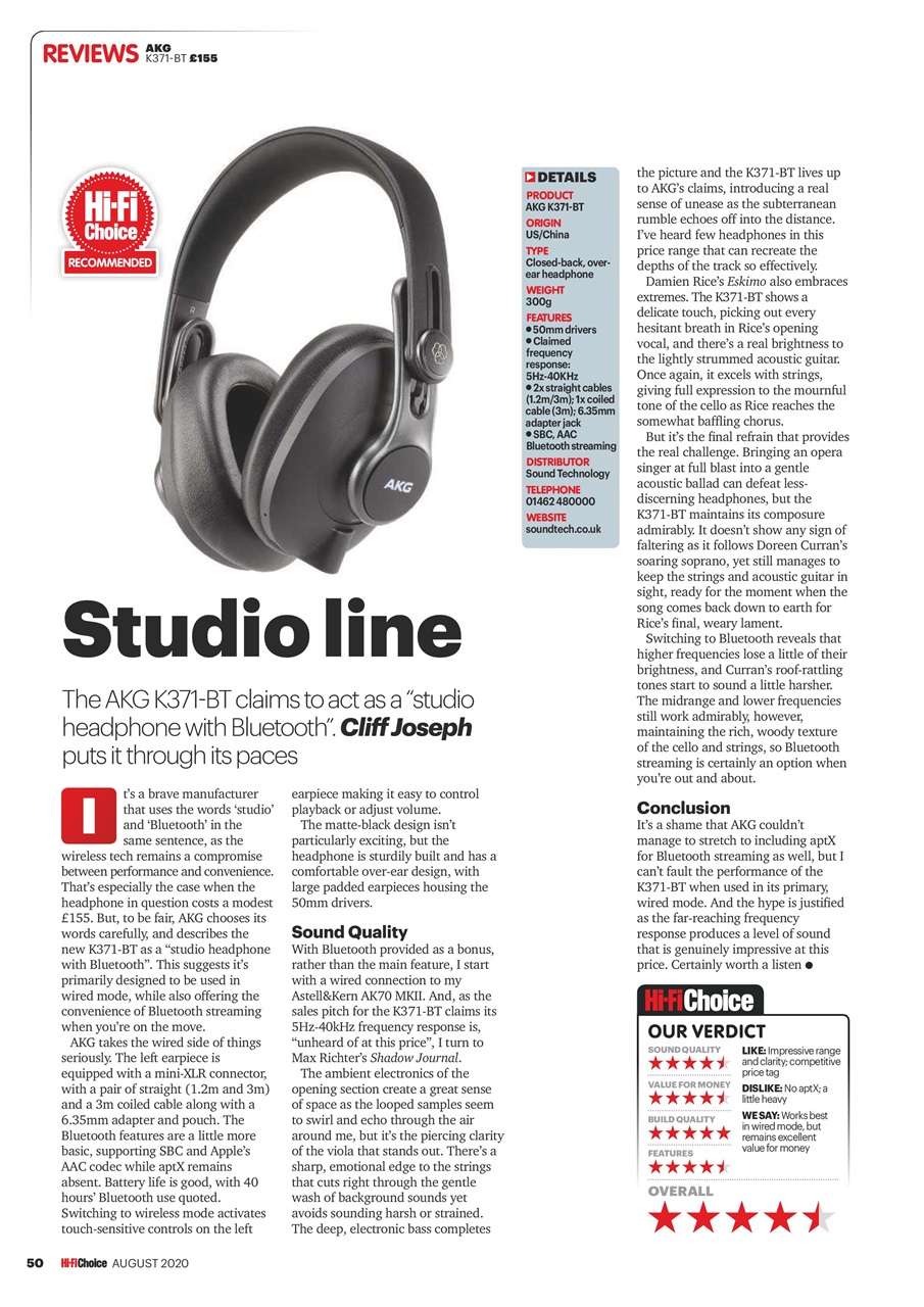 Hi-Fi Choice Preview Pages