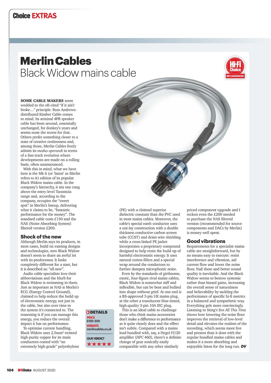 Hi-Fi Choice Preview Pages