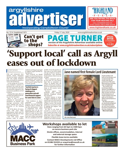 Argyllshire Advertiser issue 
