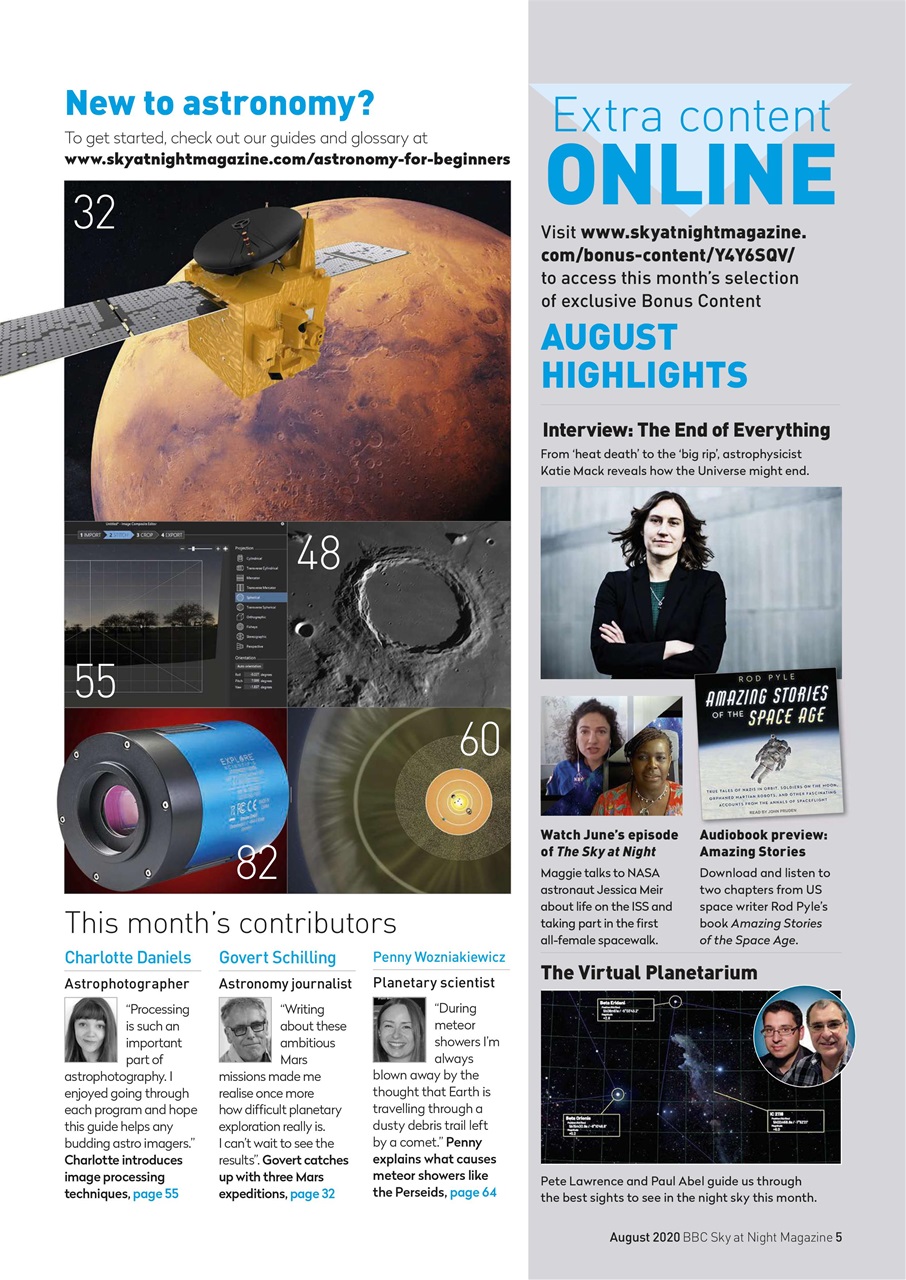 BBC Sky at Night Magazine Preview Pages
