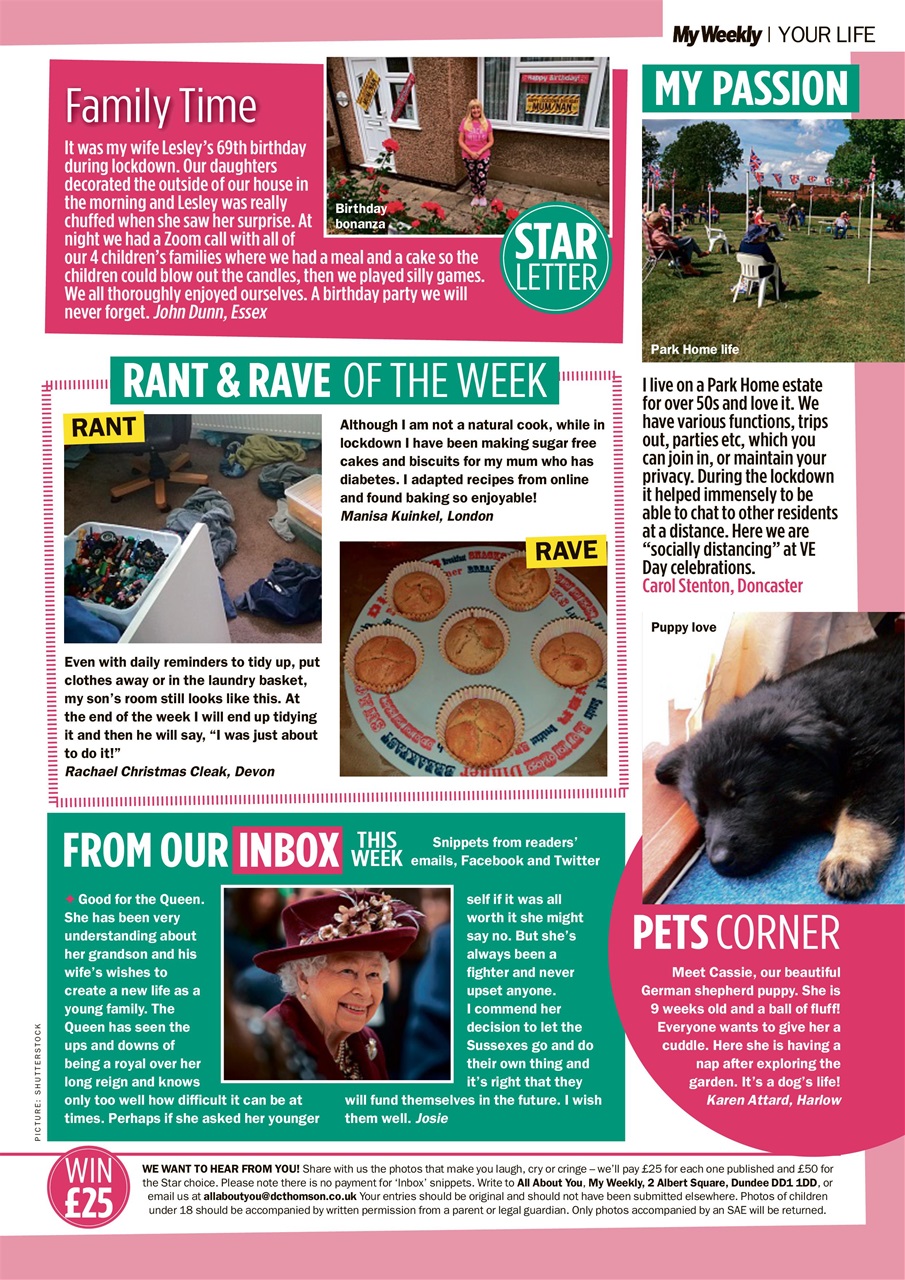 My Weekly Preview Pages