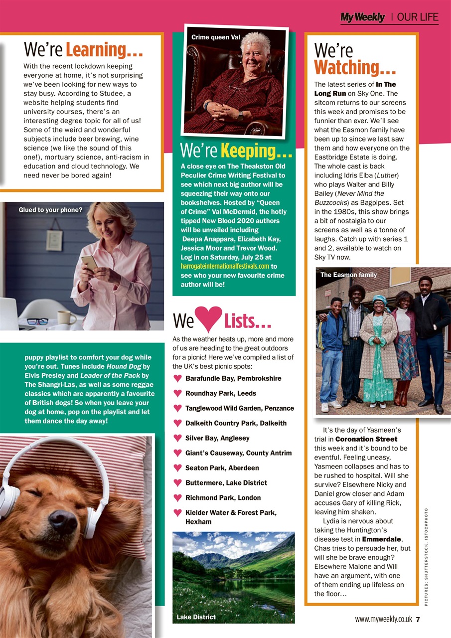 My Weekly Preview Pages