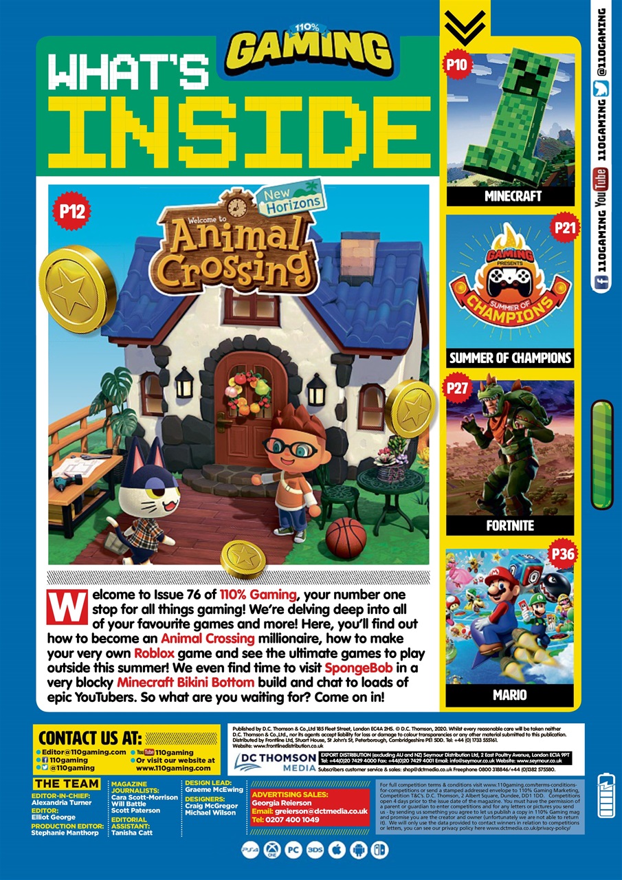 110% Gaming Preview Pages