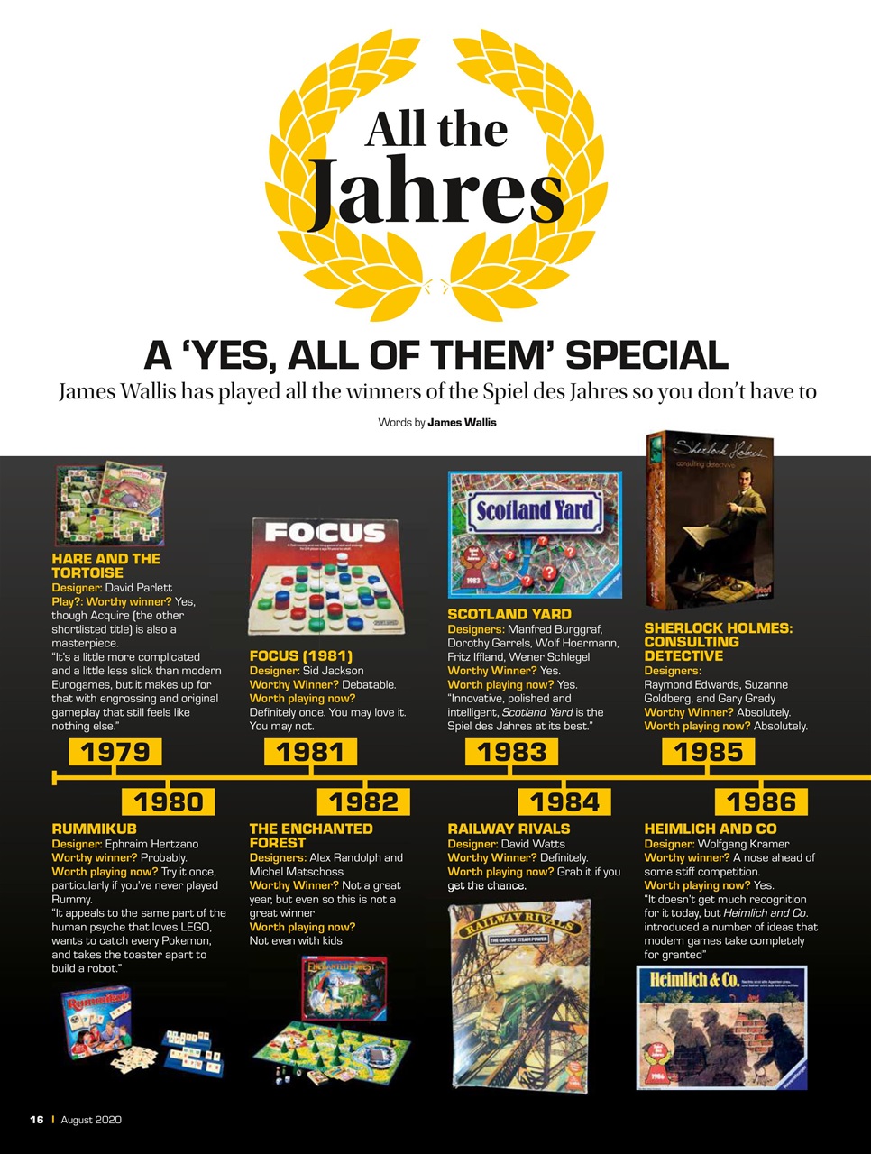 Tabletop Gaming Preview Pages