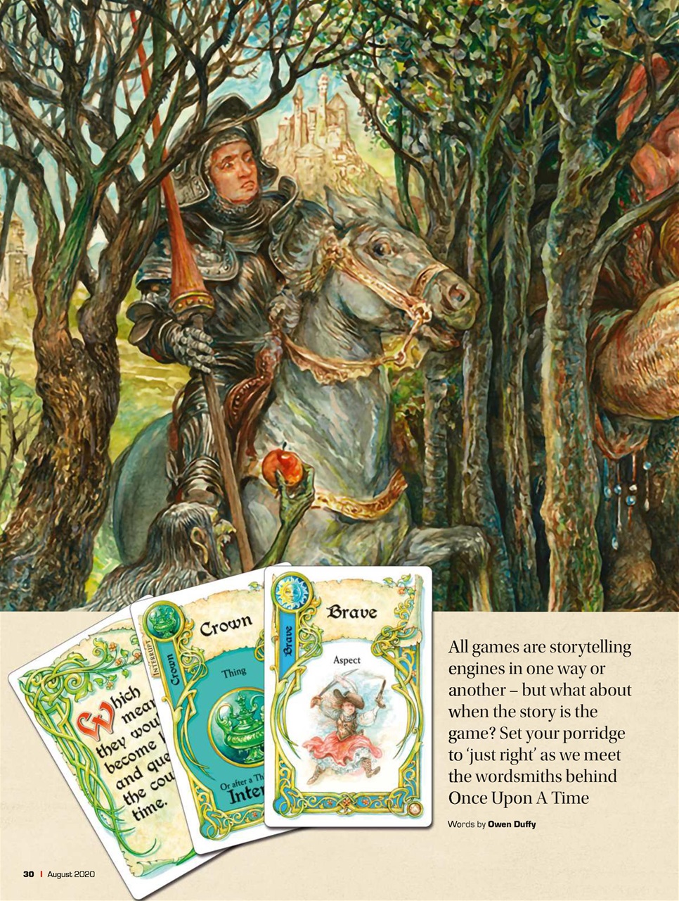 Tabletop Gaming Preview Pages