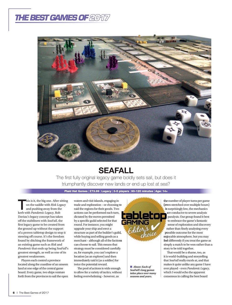 Tabletop Gaming Preview Pages