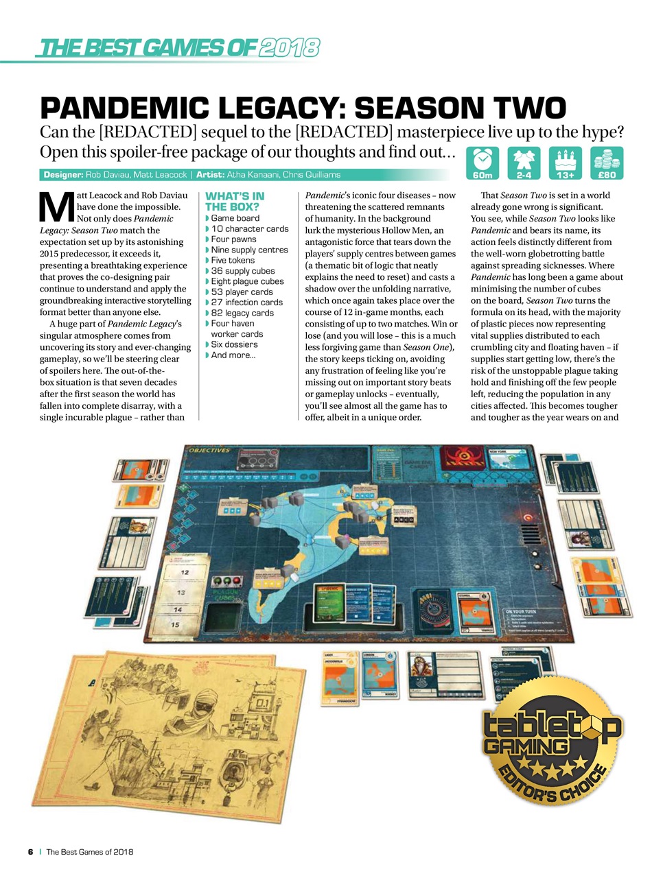 Tabletop Gaming Preview Pages