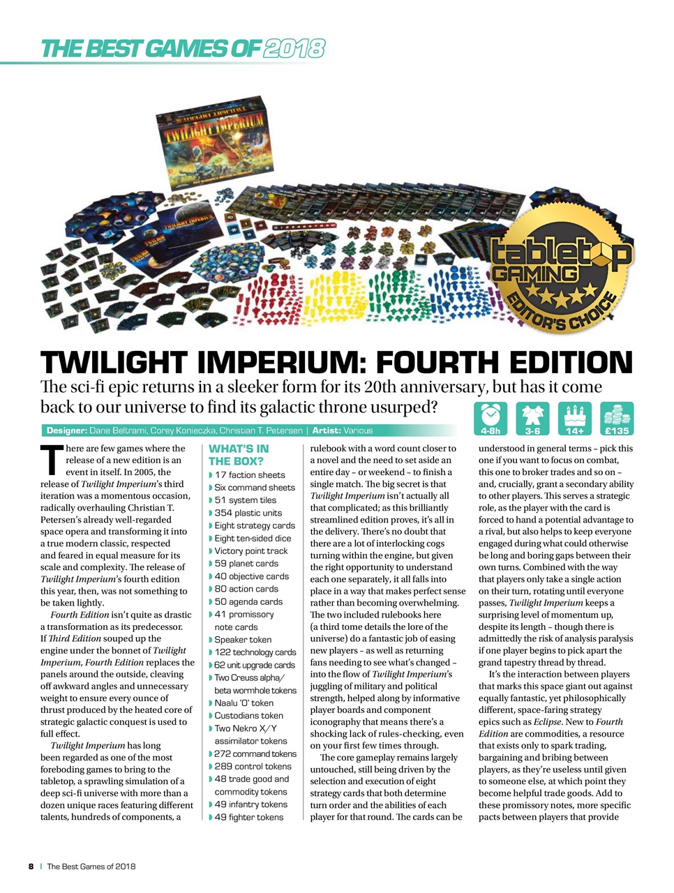 Tabletop Gaming Preview Pages