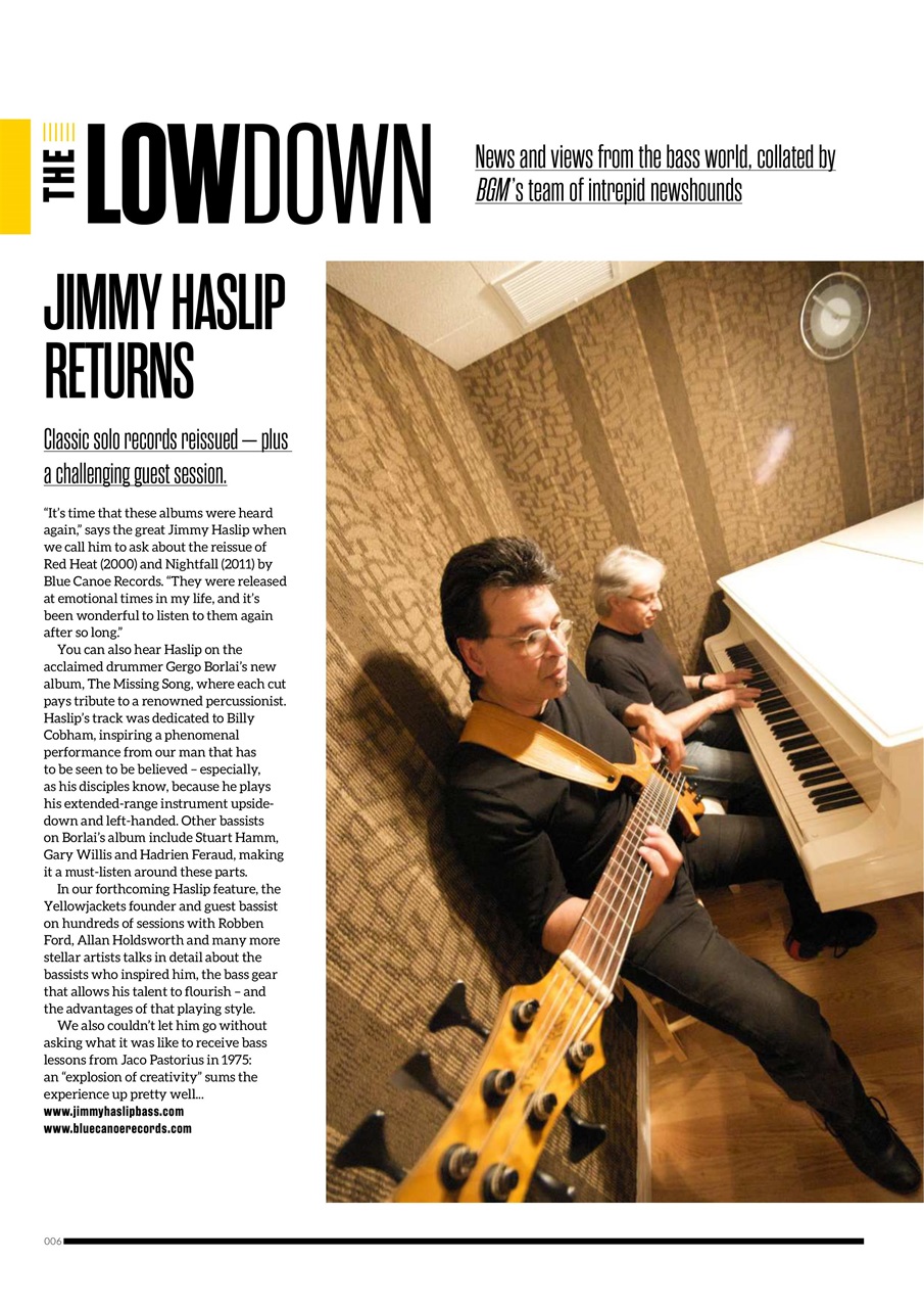 Bass Player UK Preview Pages