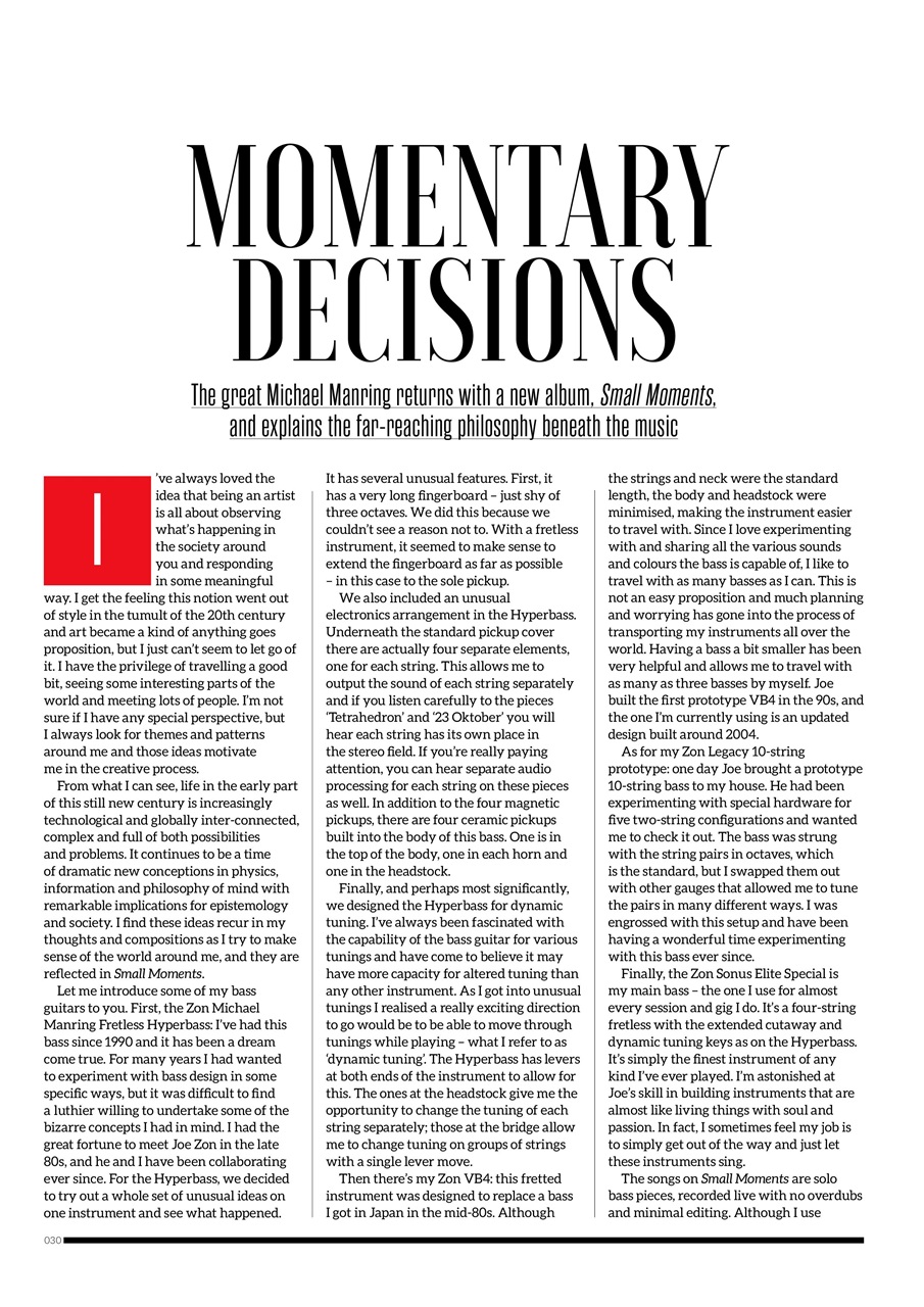 Bass Player UK Preview Pages