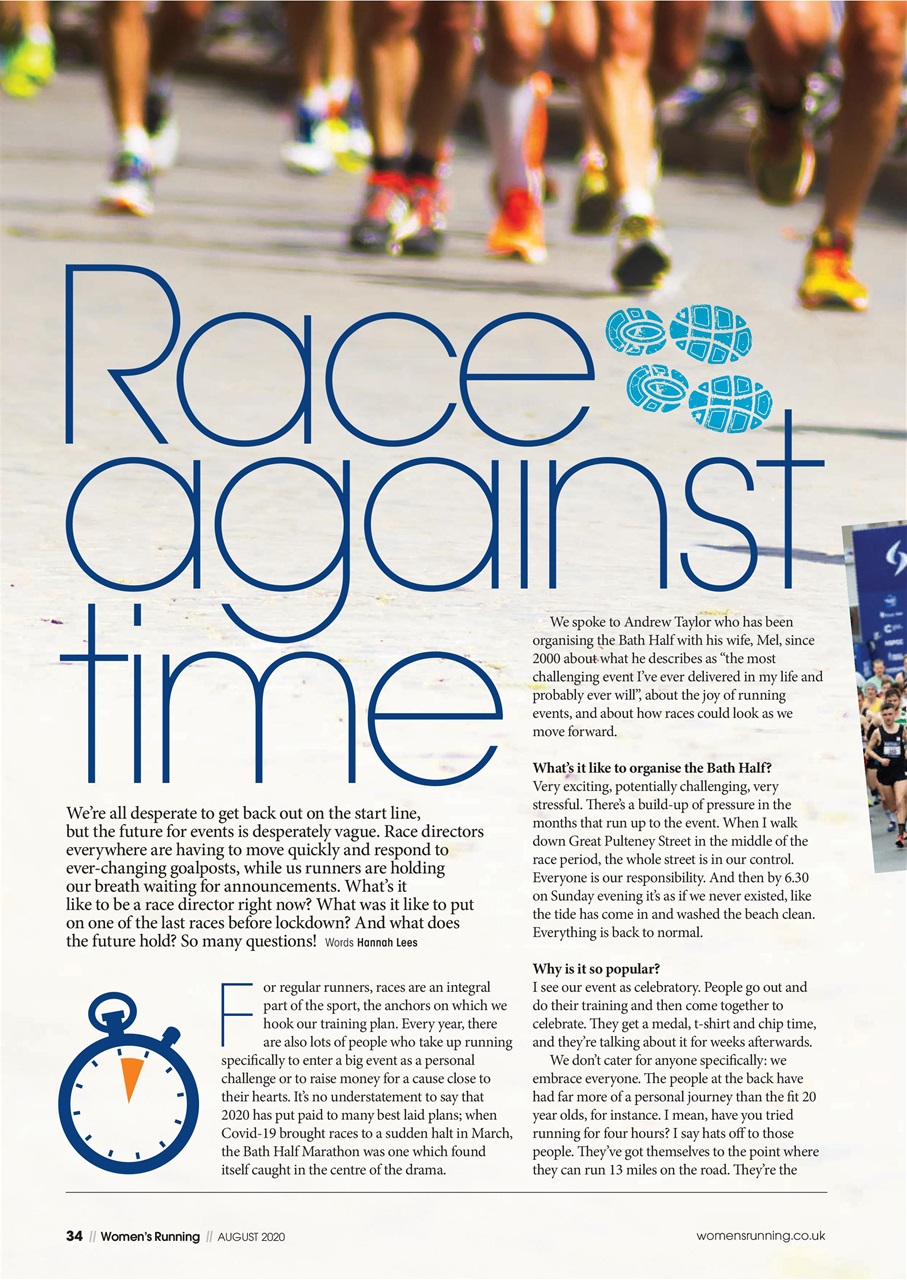 Women’s Running Preview Pages