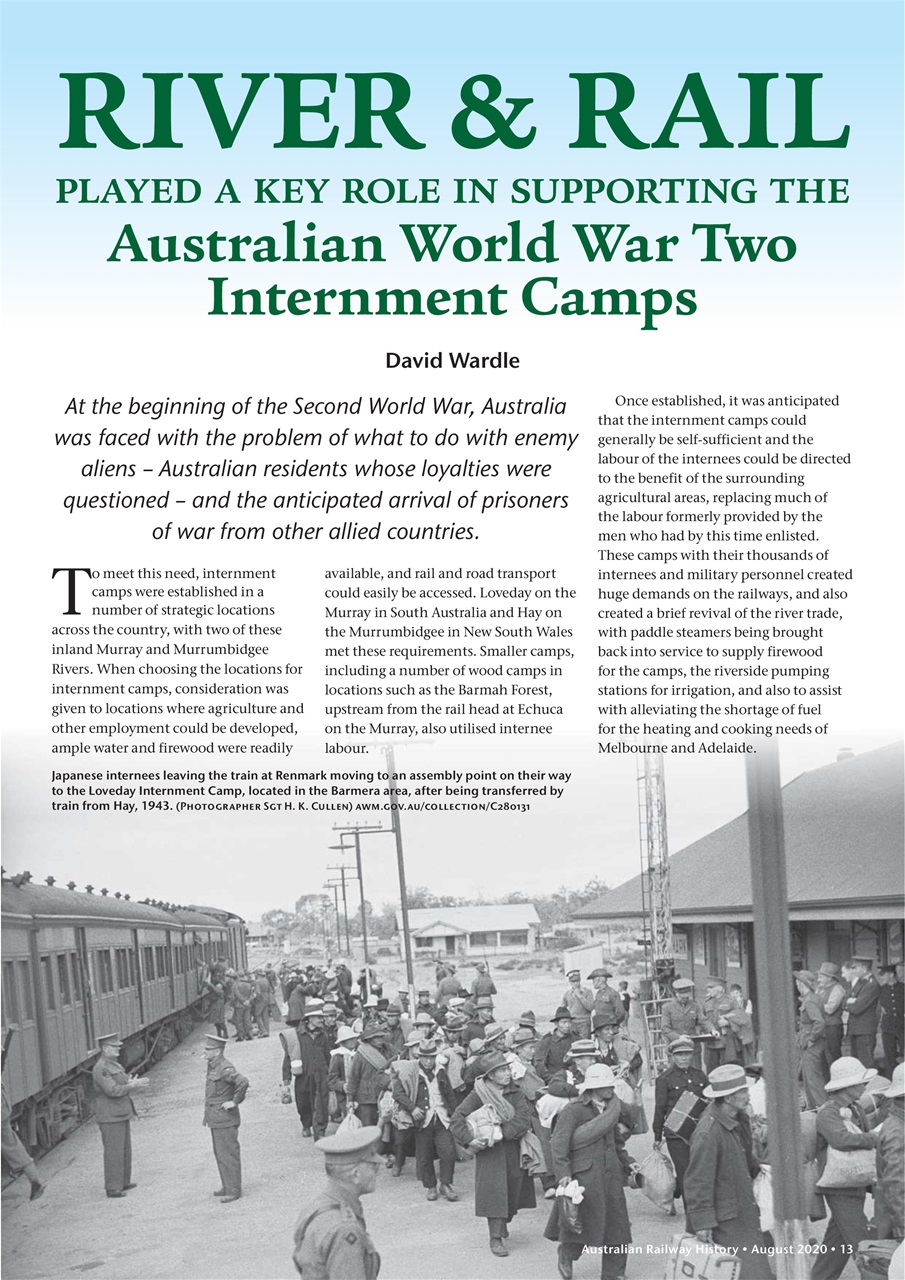 Australian Railway History Preview Pages