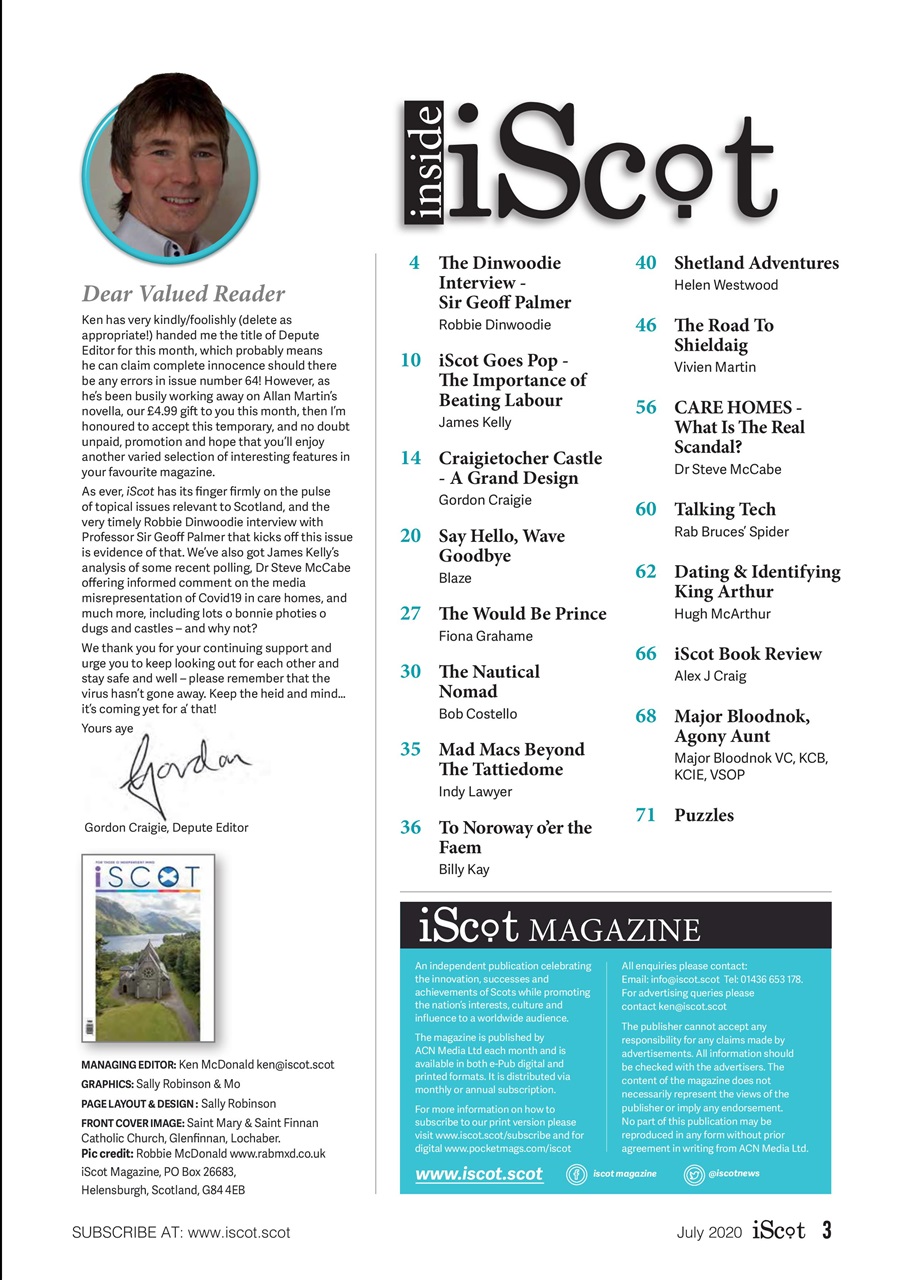 iScot Magazine Preview Pages