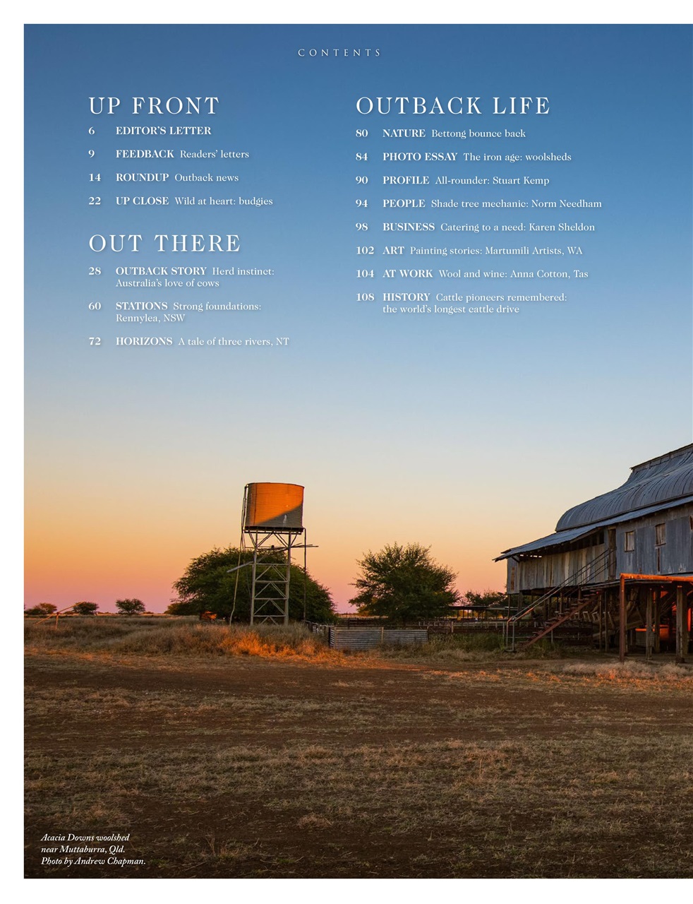 OUTBACK Magazine Preview Pages