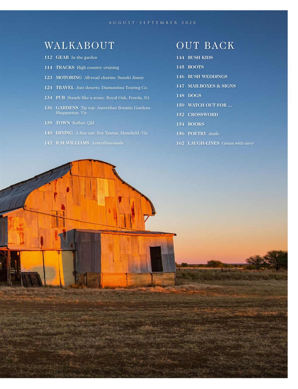 OUTBACK Magazine Preview Pages