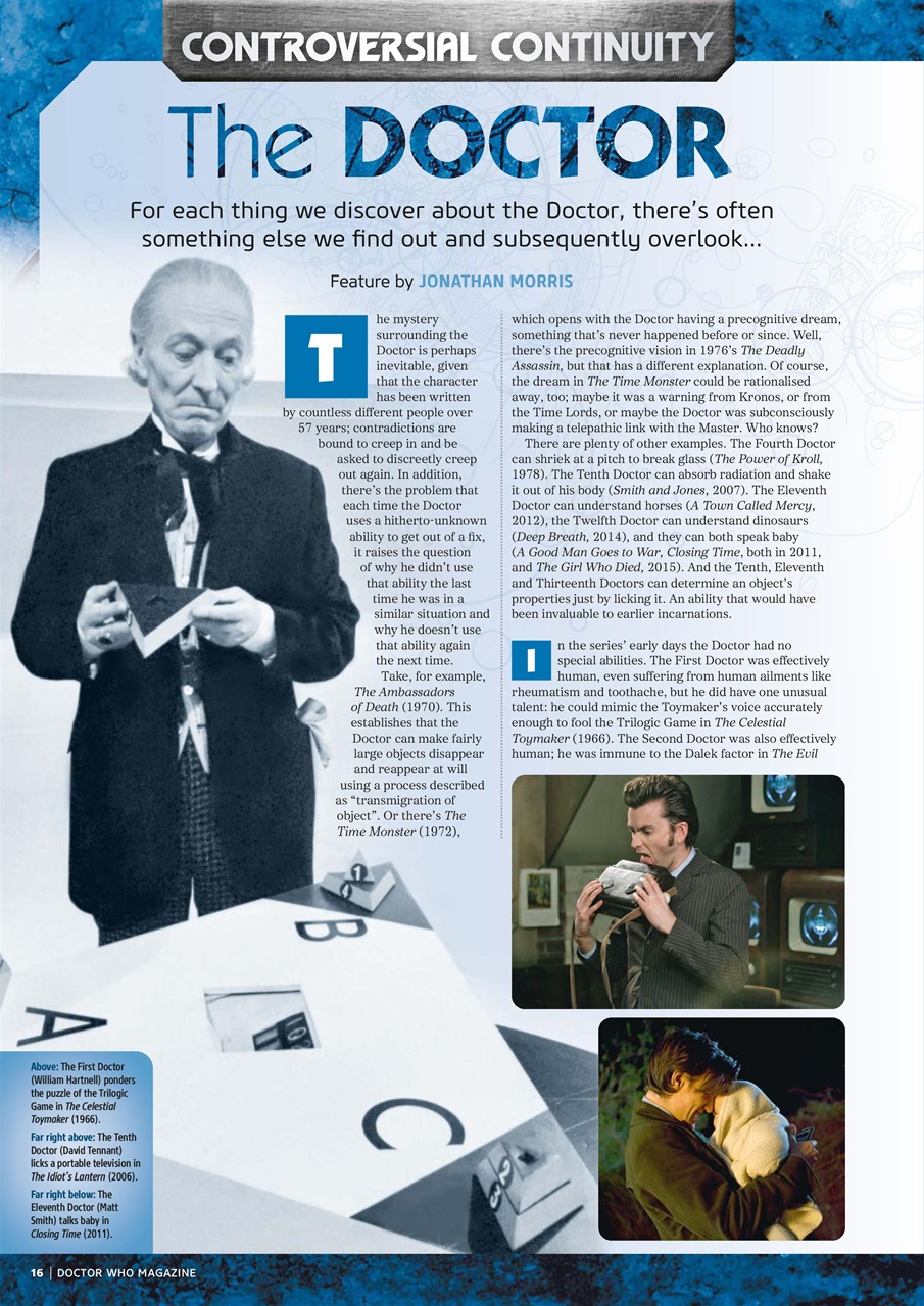 Doctor Who Magazine Preview Pages