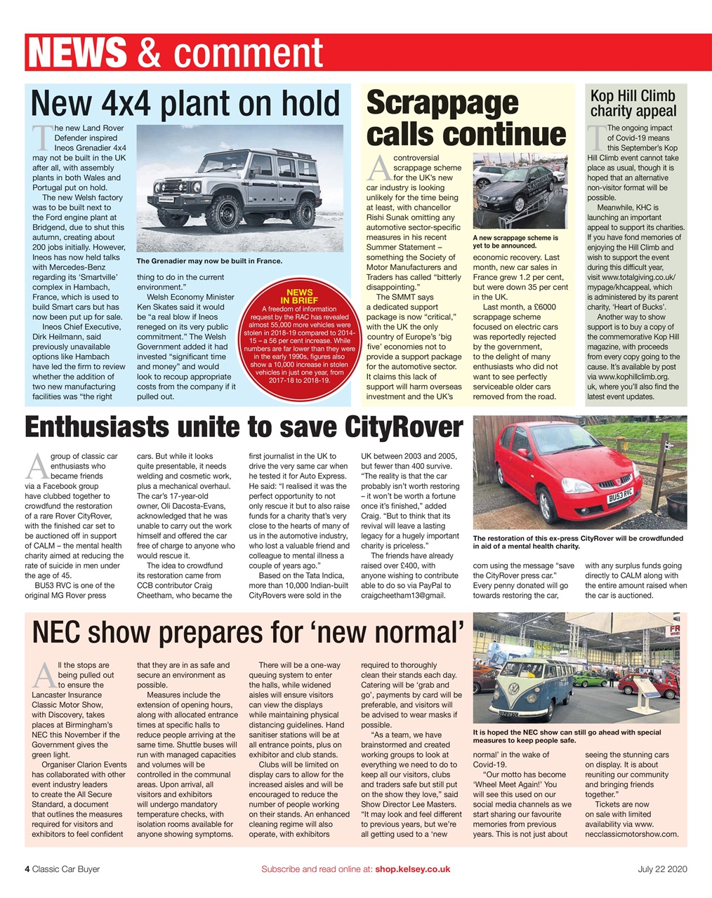 Classic Car Buyer Preview Pages