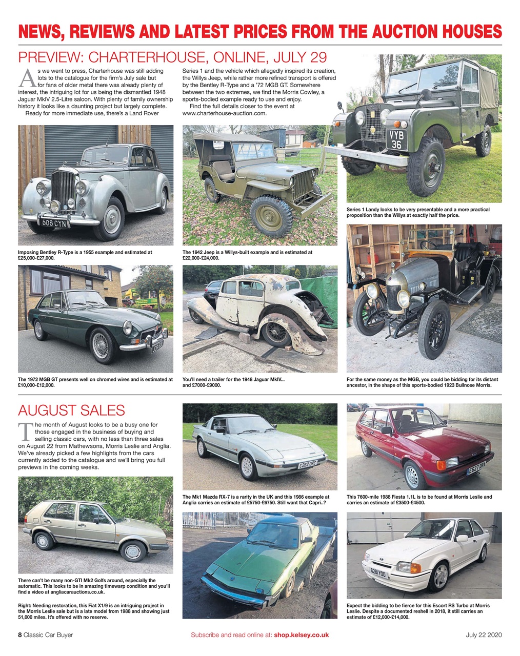 Classic Car Buyer Preview Pages