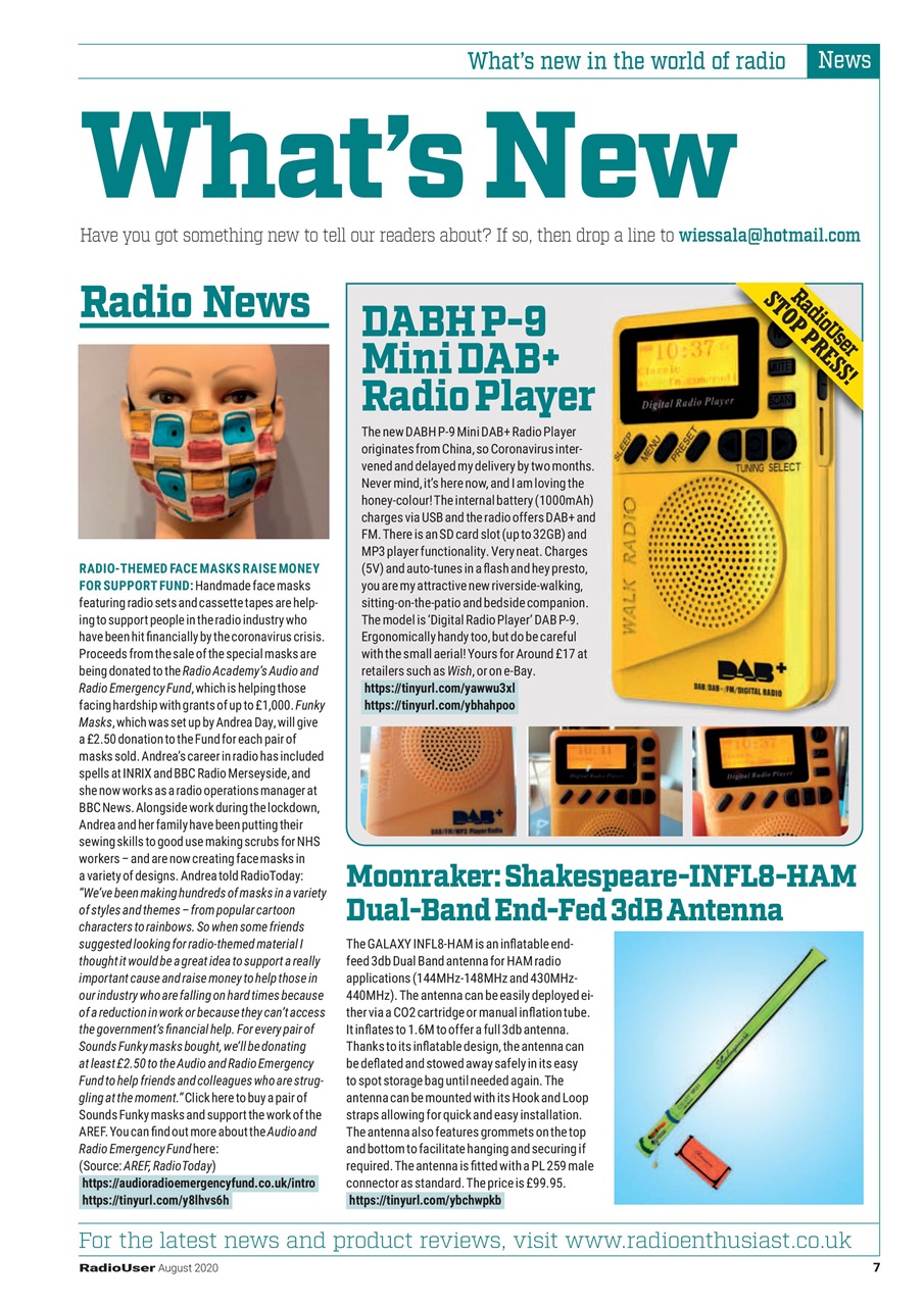Radio User Preview Pages