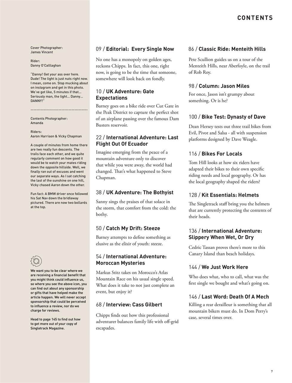 Singletrack Preview Pages