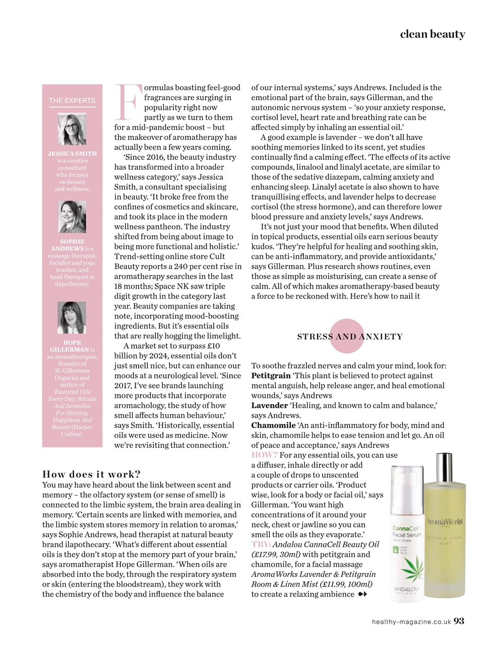 Healthy Magazine Preview Pages