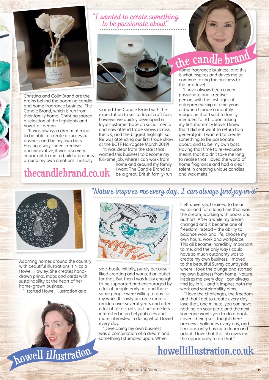 Crafts Beautiful Preview Pages