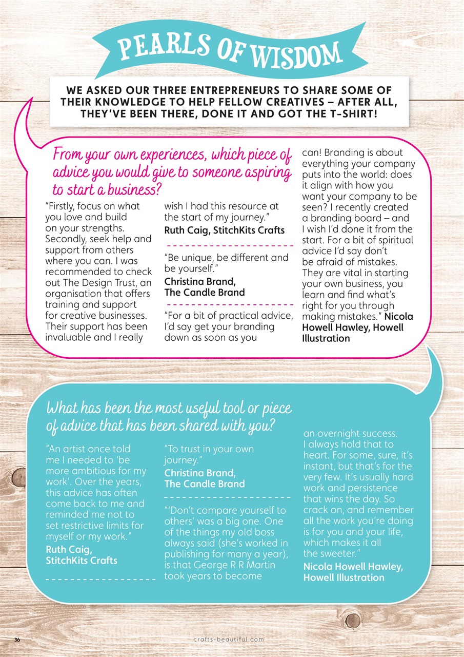 Crafts Beautiful Preview Pages