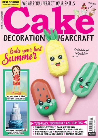 Cake Decoration & Sugarcraft Magazine issue August 2020