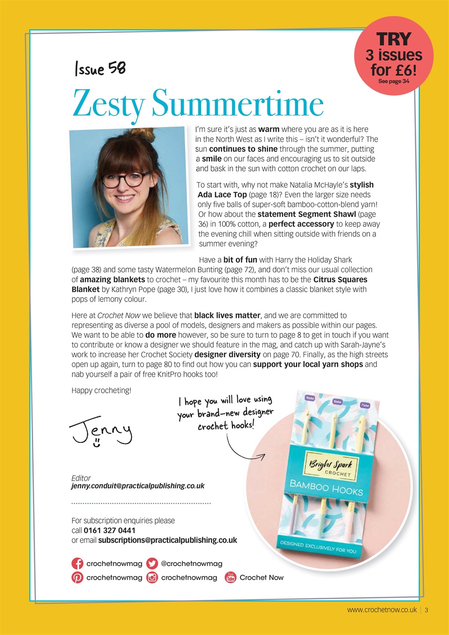 Crochet Now Magazine Preview Pages