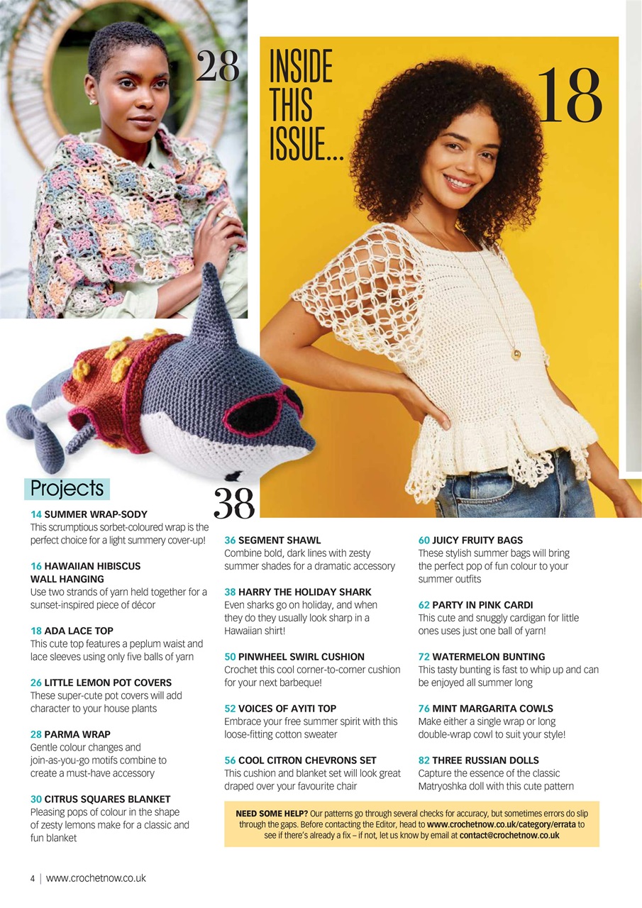 Crochet Now Magazine Preview Pages