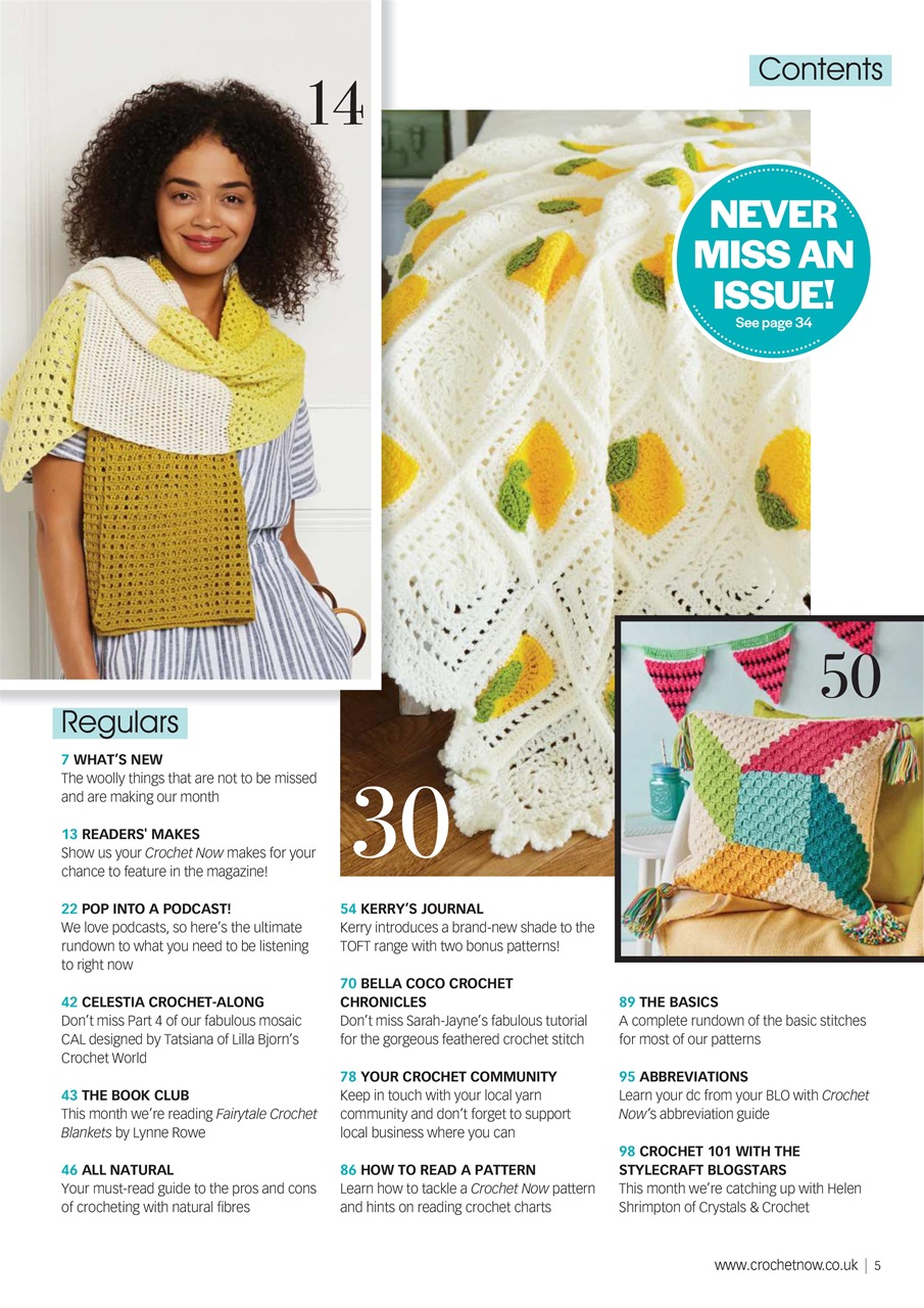 Crochet Now Magazine Preview Pages