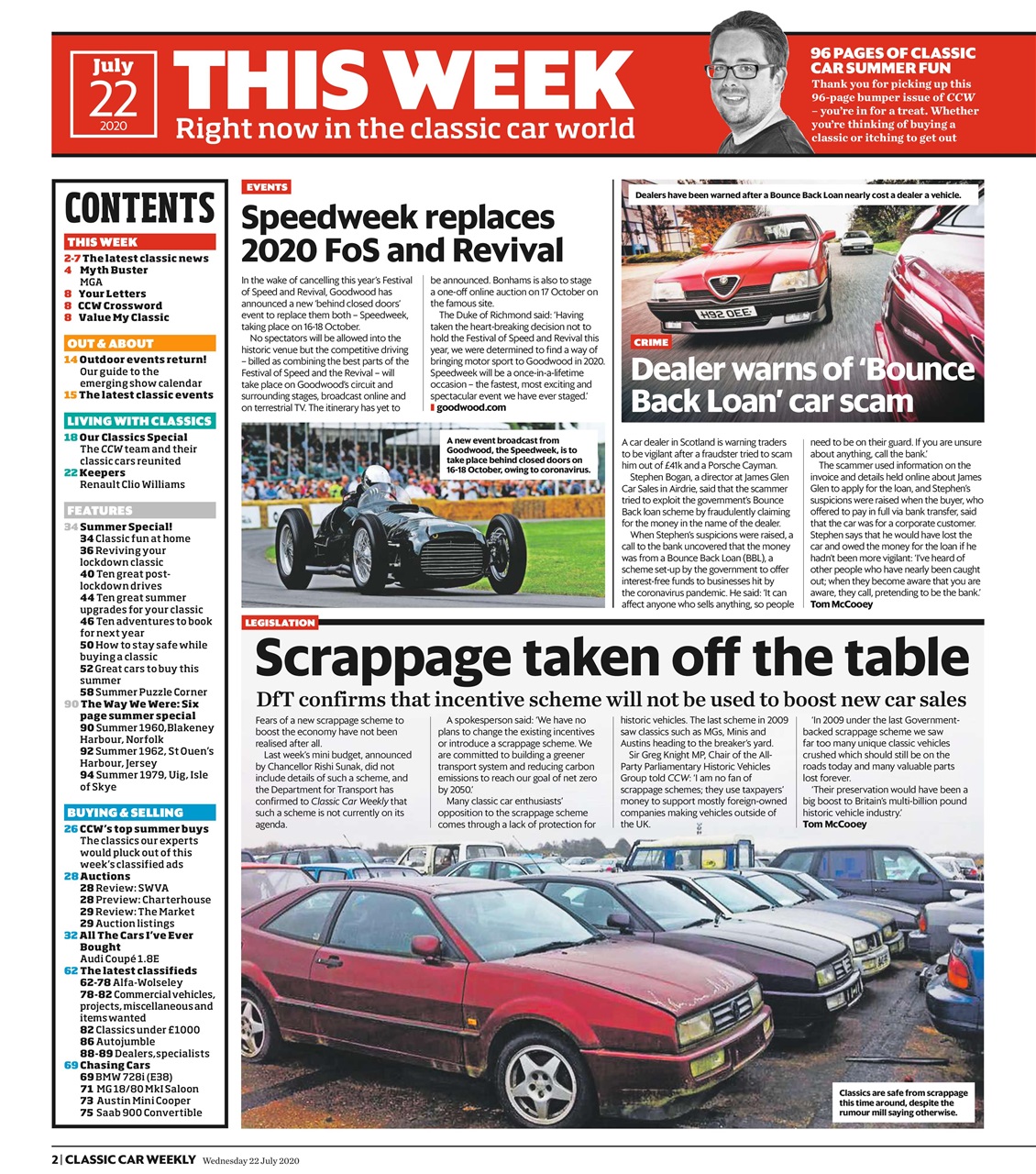 Classic Car Weekly Preview Pages