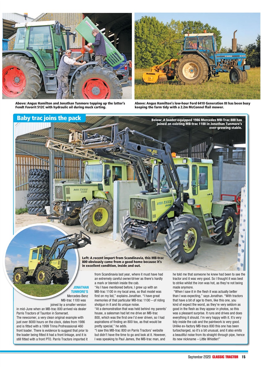 Classic Tractor Preview Pages