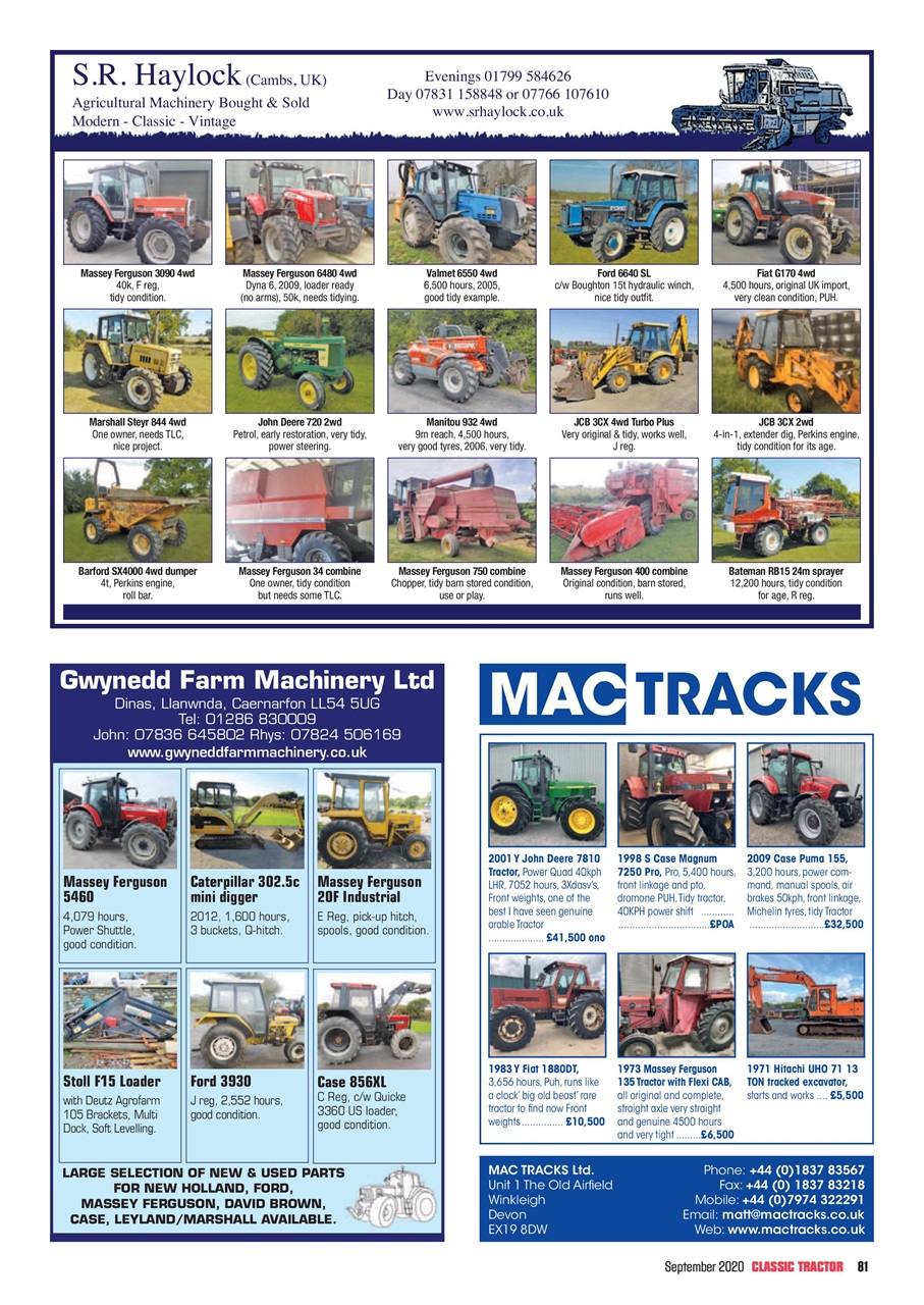 Classic Tractor Preview Pages