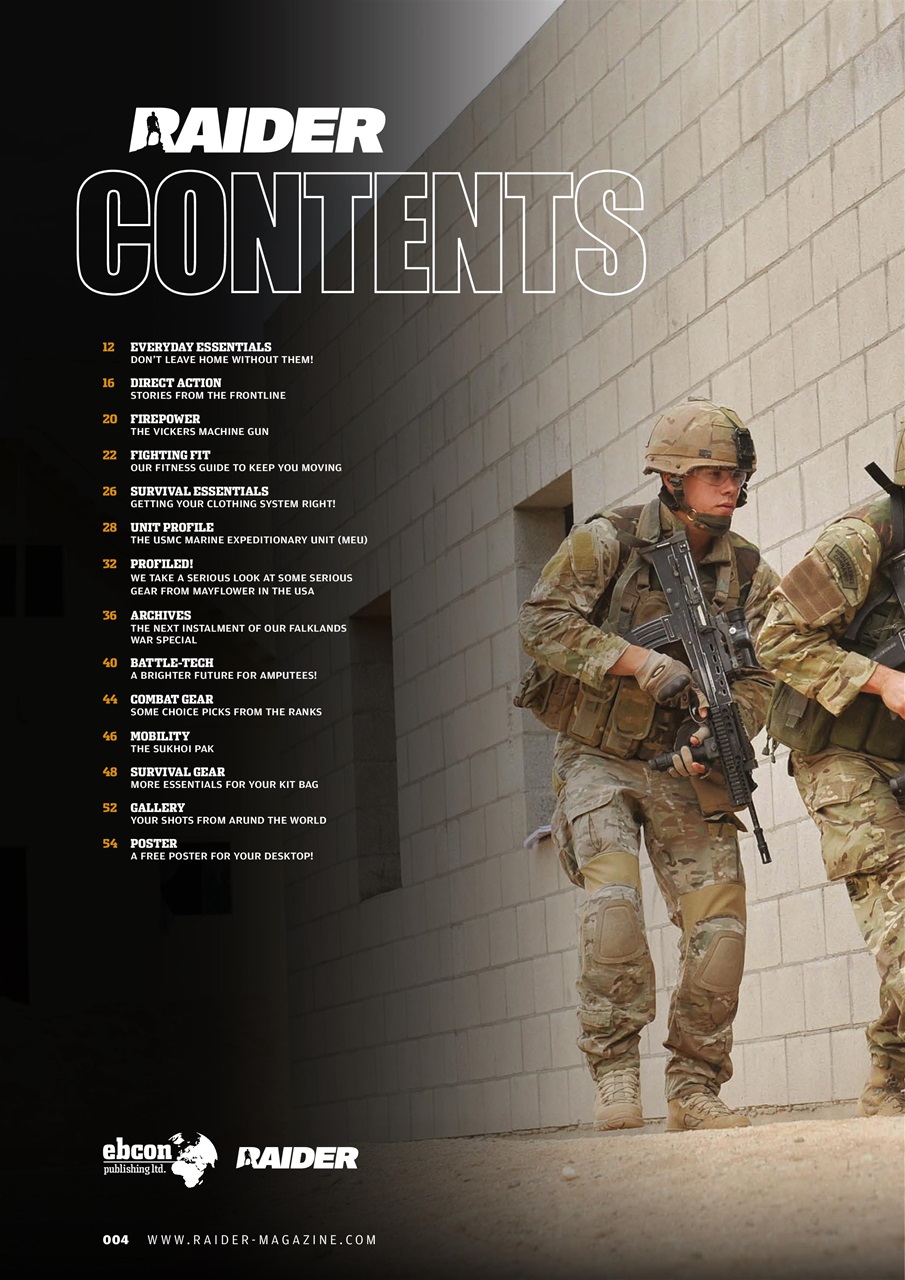 Raider Preview Pages