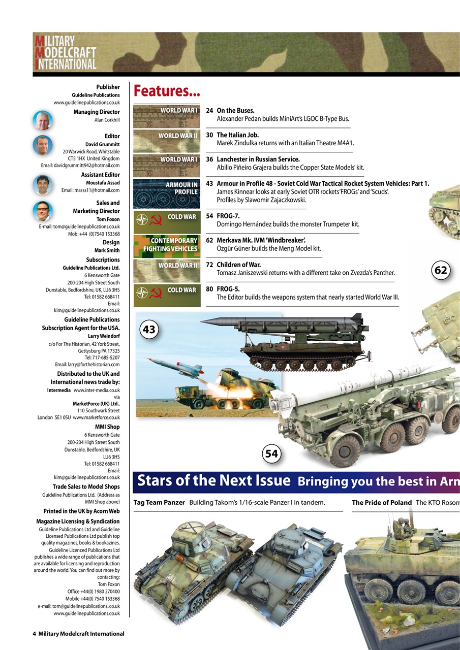Military Modelcraft International Preview Pages