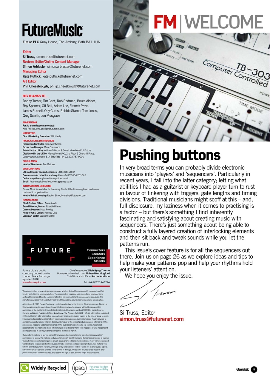 Future Music Preview Pages