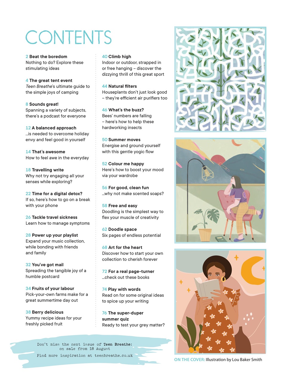 Teen Breathe Preview Pages